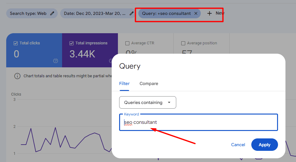 GSC Query for keyword cannibalization detection