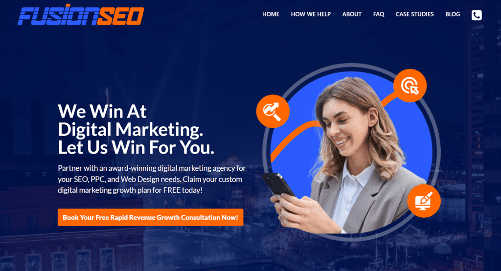 Fusion SEO Experts Homepage