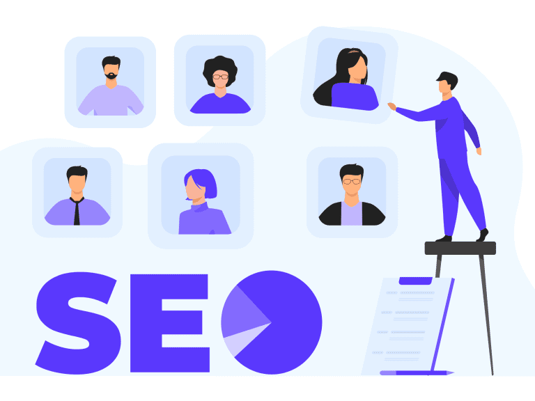 person defining ideal client profile before using SEO