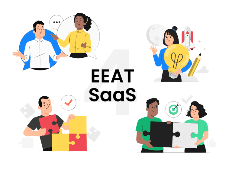 Illustration of EEAT for SaaS