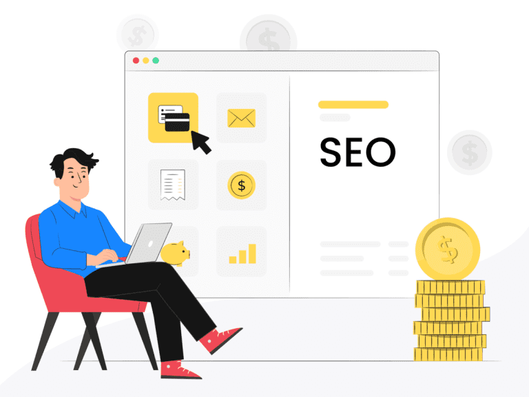 Person investing in a SaaS SEO agency