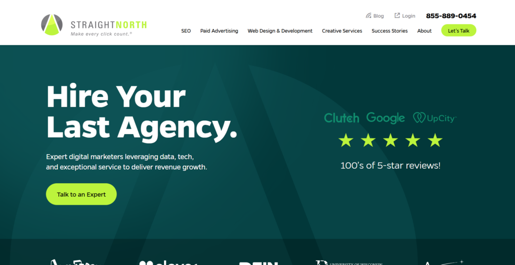 Straight North Homepage