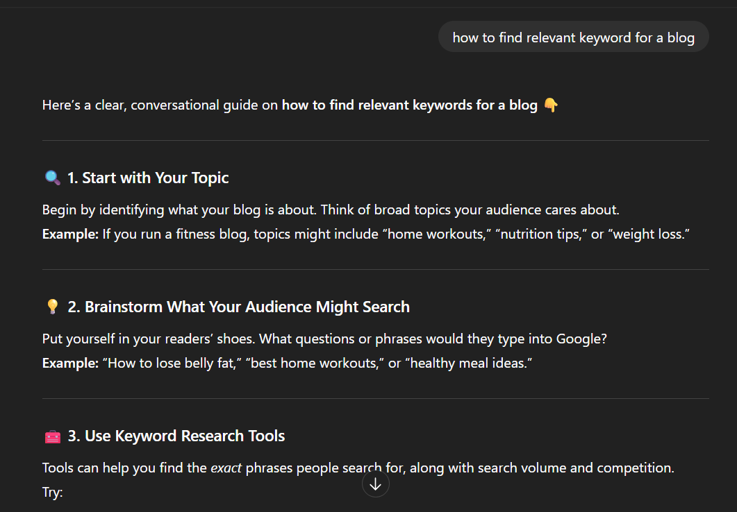 a summarized text generated by ChatGPT based on a prompt