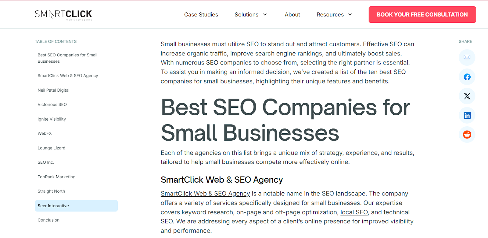 blog example for a high-intent commercial keyword
