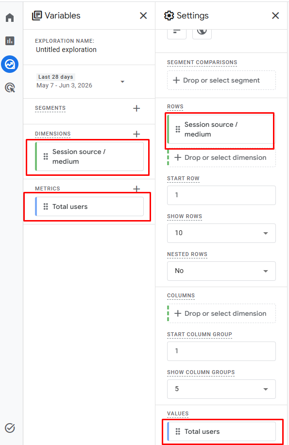 steps how to track LLMs on GA4
